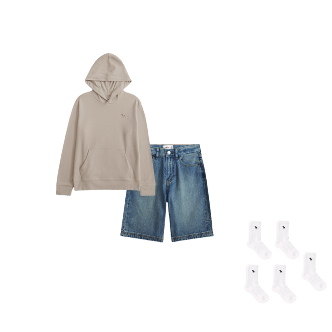 cozy hooded long-sleeve tee