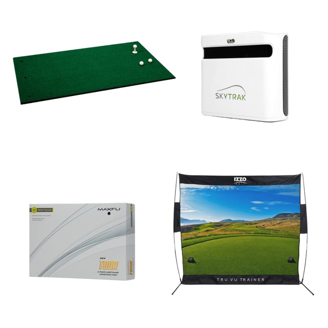 スカイトラック & iPad Product Display SkyTrak Golf Launch Monitor at InTheHoleGolf.com