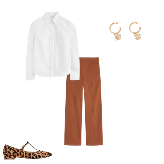 5th bundle featuring 3 items which compliment Sienna Cotton Shirt-White