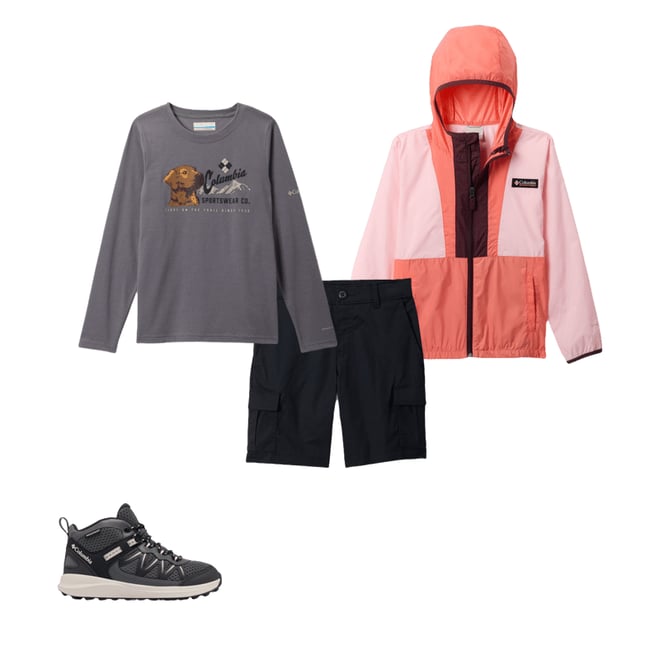 Kids' Back Bowl™ II Hooded Windbreaker