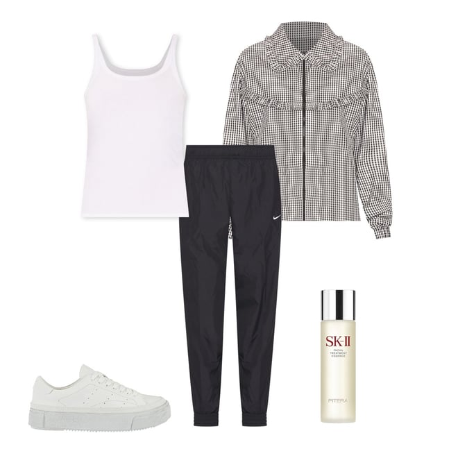 Archie Ruffle Trim Track Jacket