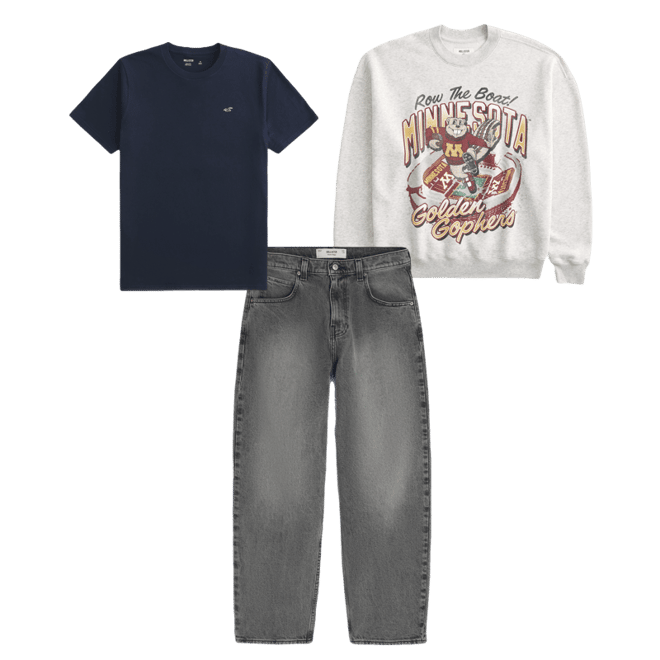 Vaqueros holgados estilo skater en gris lavado