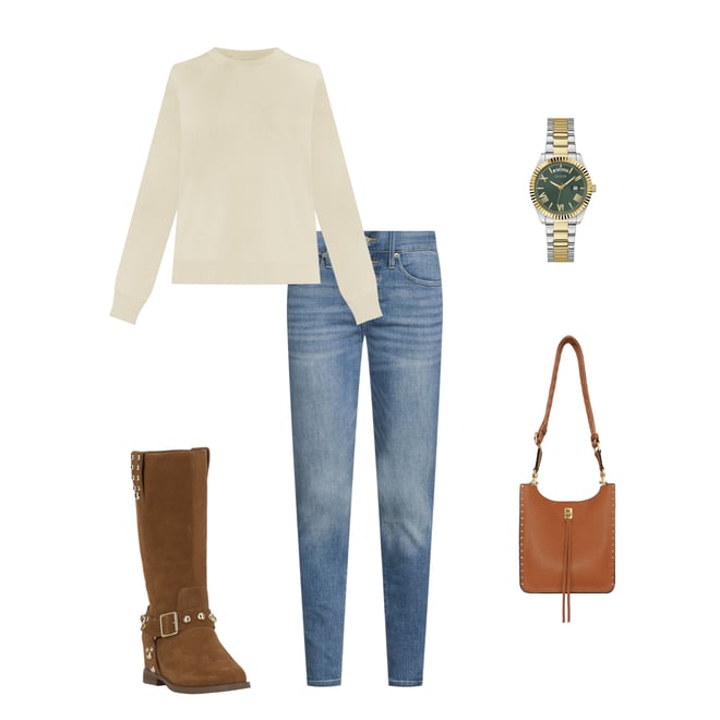 REBECCA MINKOFF Darren Medium Feed Gold Hardware Crossbody Bag