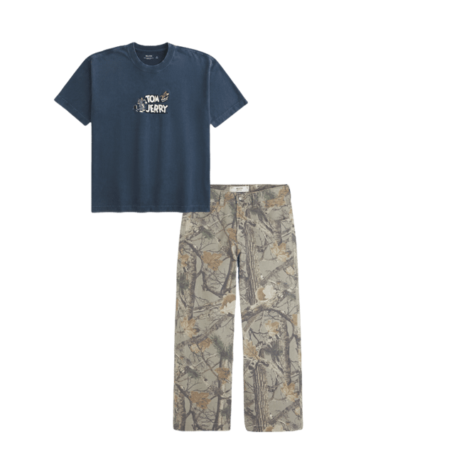 Camo Super Baggy Jeans