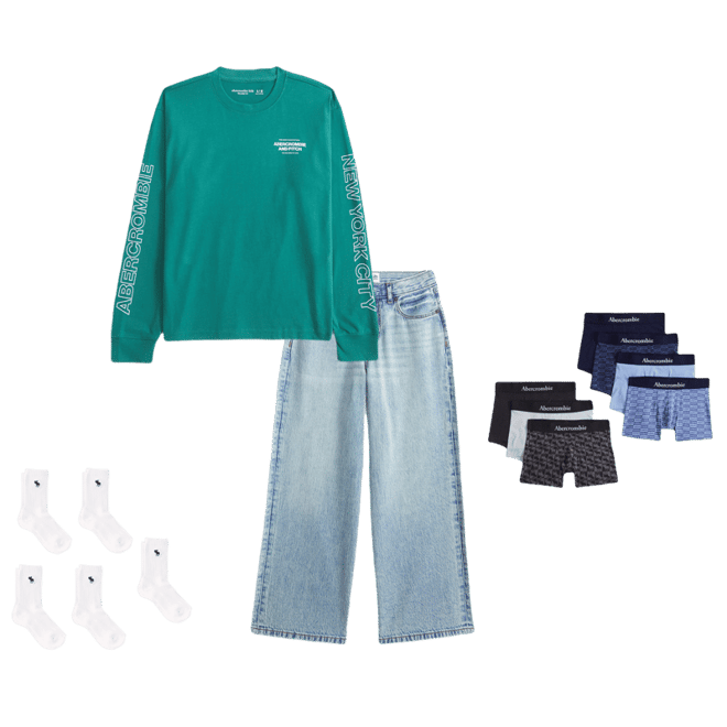 long-sleeve logo tee