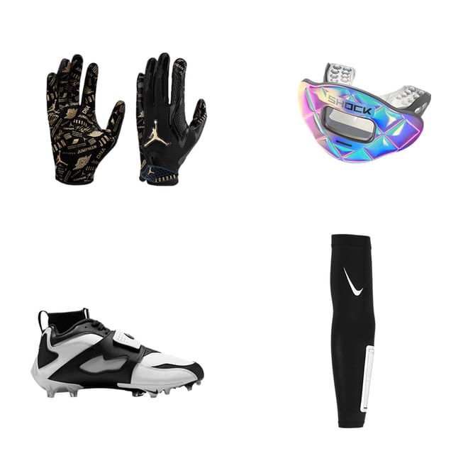 【新品】 アメフト Jordan Fly Lock　グローブ　Black　M Jordan Adult Fly Lock Football Glove | Dick's Sporting Goods