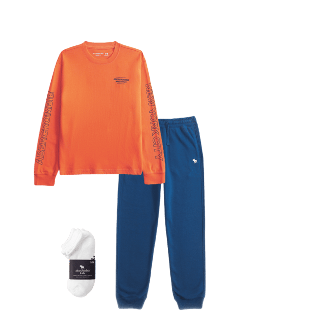 long-sleeve logo tee