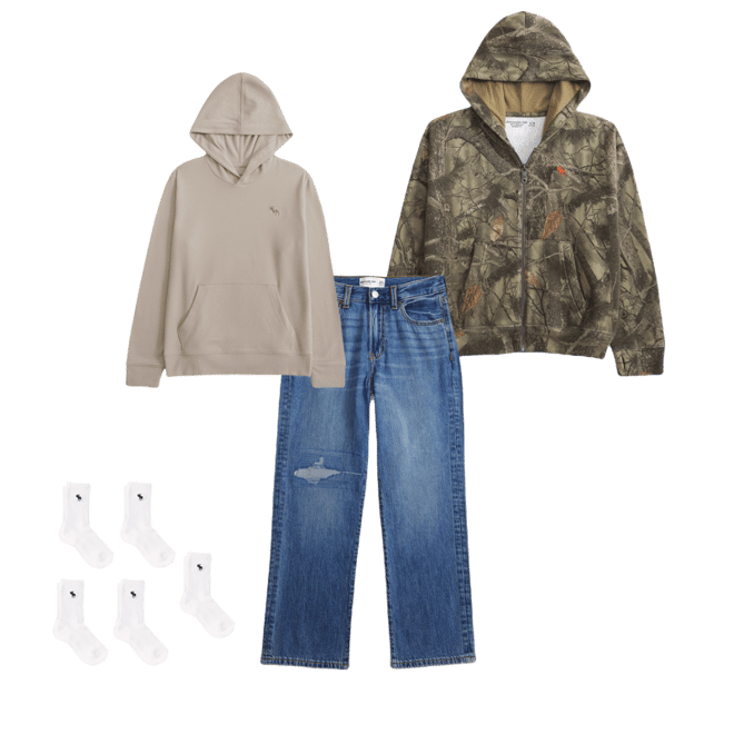 cozy hooded long-sleeve tee