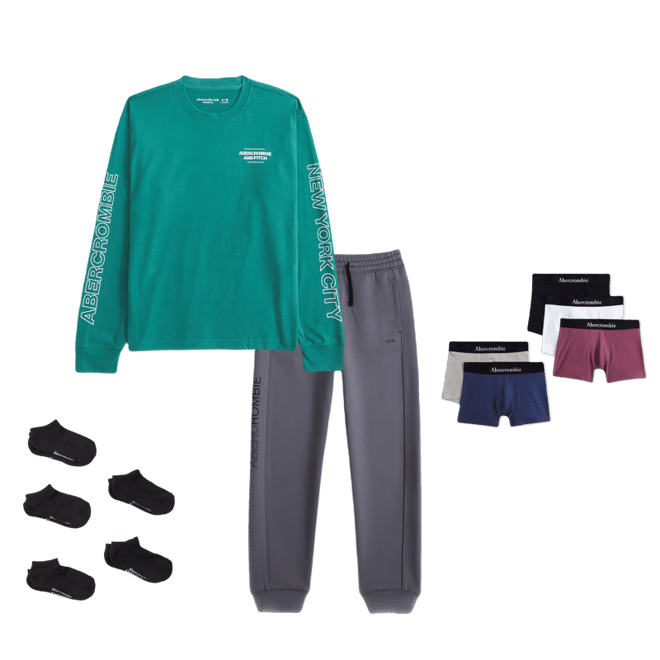 long-sleeve logo tee