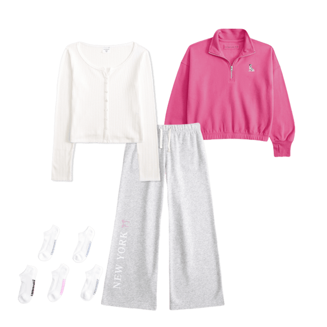 long-sleeve button-through tee