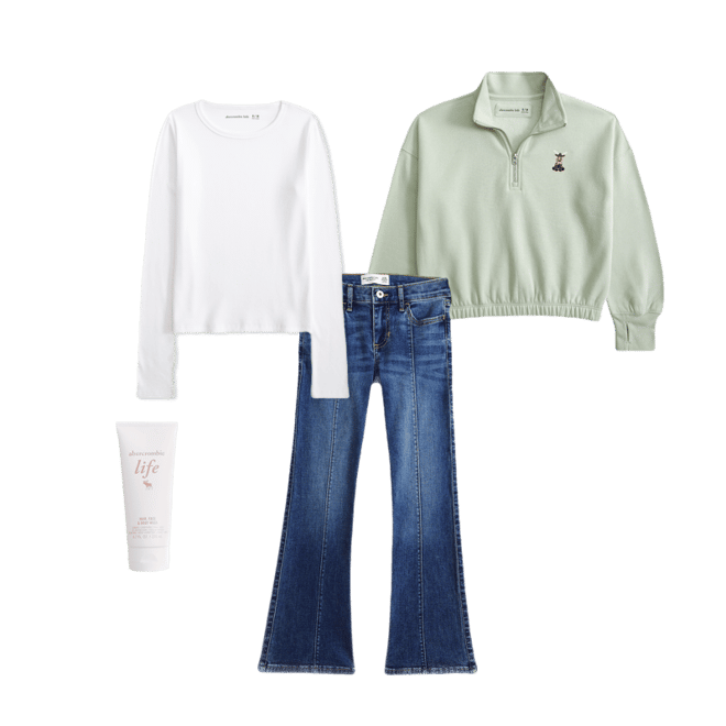 low rise bootcut jeans