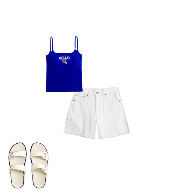 Double-Strap Hardware Sandals