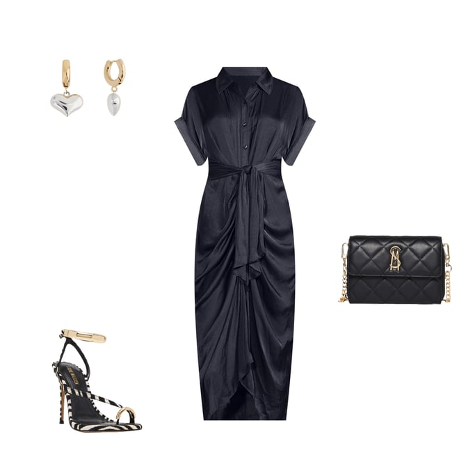 Steve Madden Tia Toe Loop Ankle Strap Hardware Dress Sandals