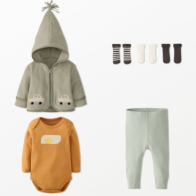 Baby Long Sleeve Graphic Bodysuit | Hanna Andersson
