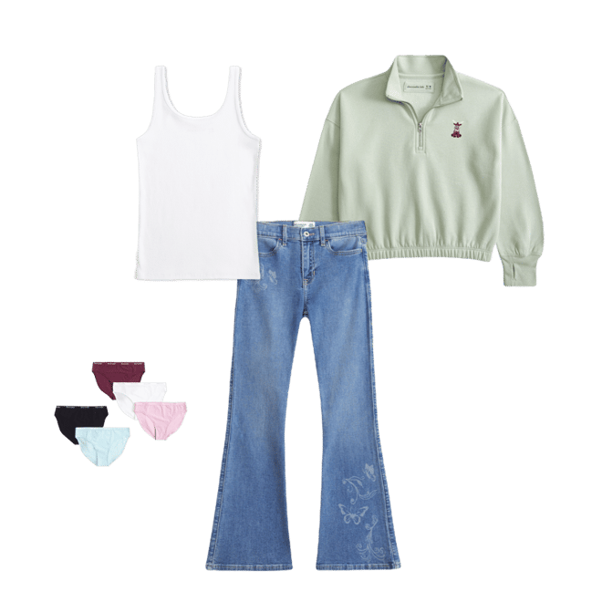 high rise flare jeans