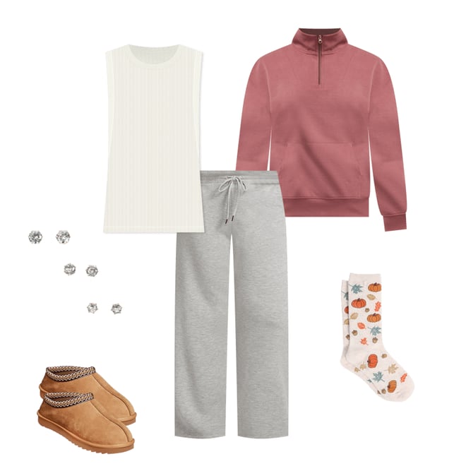 Scuba Knit Quarter Zip Sweatshirt | maurices