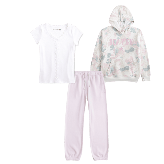 essential logo fleece sweatpants