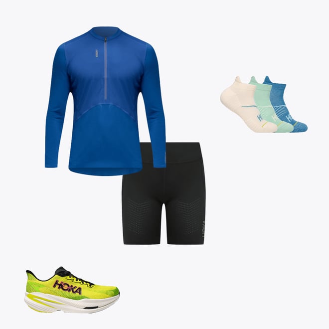 HOKA ONE ONE® SkyBreeze Long Sleeve Zip for Men | HOKA ONE ONE®