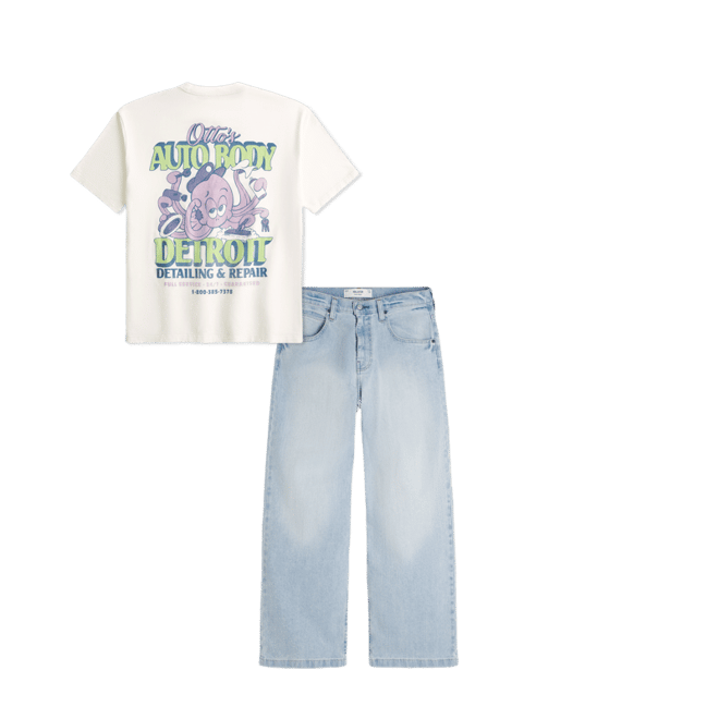 Boxy Otto's Auto Body Graphic Tee