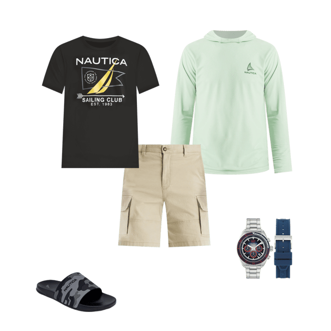 nautica トップス Sailing Club Graphic T-Shirt | Nautica