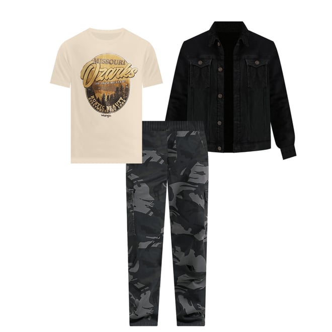 Men's Ozarks Graphic T-Shirt in Fog