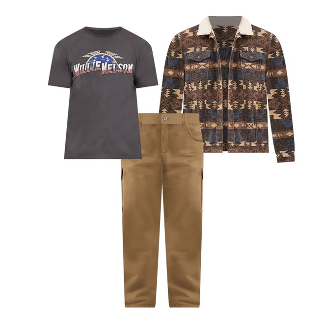 Men's Fleece Lined Cargo Pant in Acorn