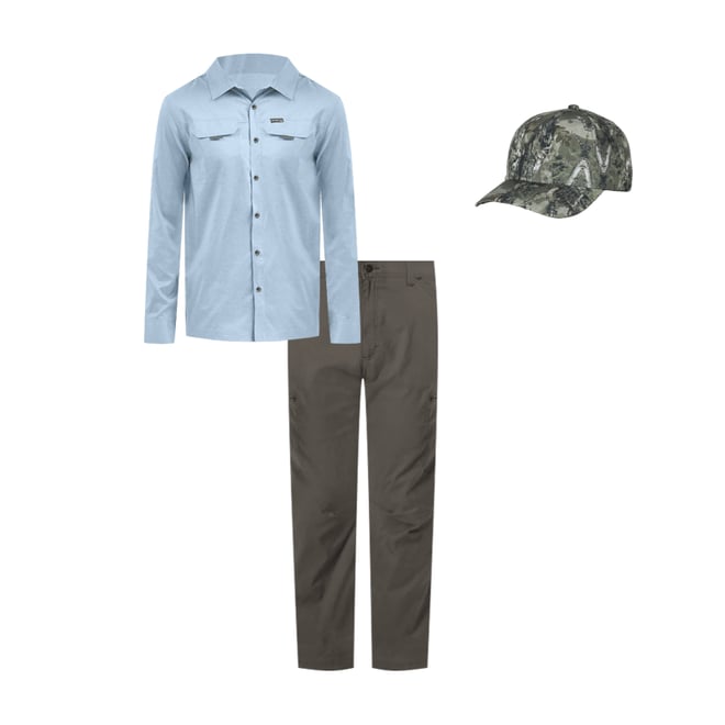 Men's Wrangler® Flex Waist Outdoor Cargo Pant in Asphalt