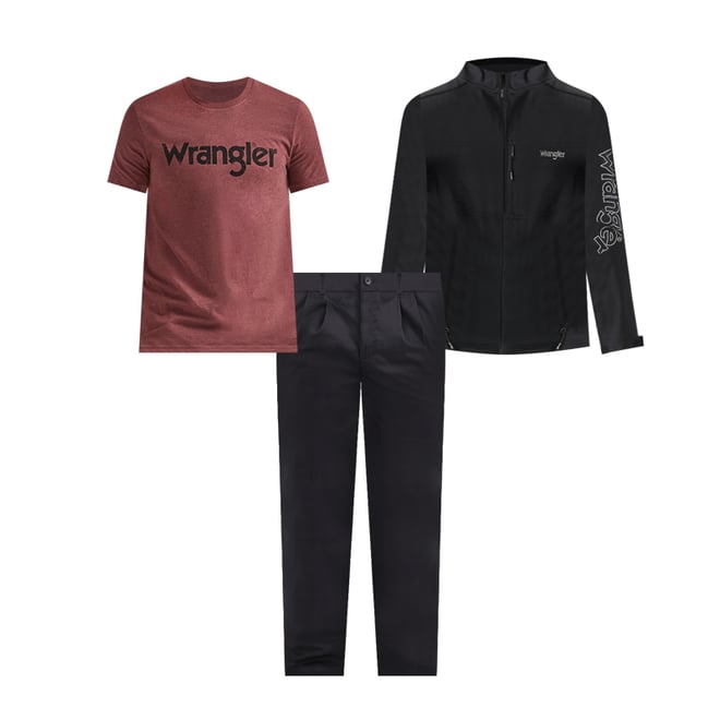 Men's Wrangler® Trail Jacket in Blackout