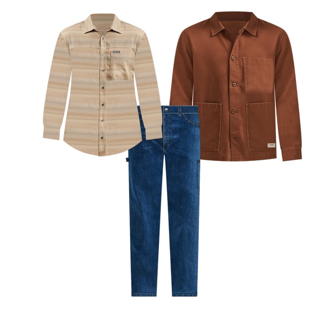 Wrangler Workwear Excavator Jean in Midwash