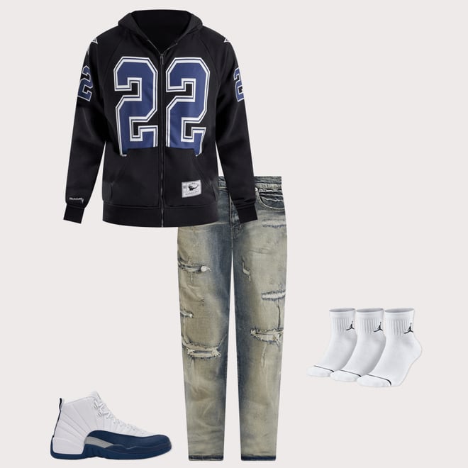 Jordan Air Jordan 12 Retro 'French Blue and White'