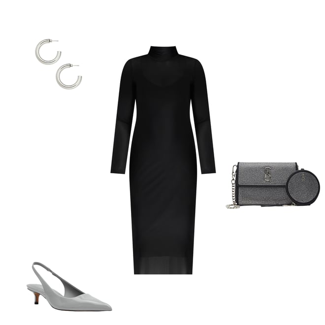 美品！My shawty vivienne sheer sleeve dress My shawty（ﾏｲｼｬｳﾃｨｰ）の「vivienne sheer sleeve dress（ドレス