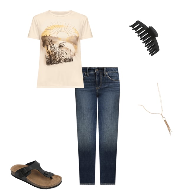 SuperCush Chloe Toe Thong Footbed Sandal