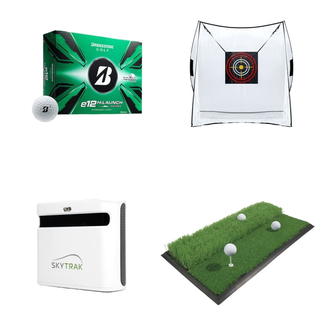 練習マットMAXFLI Dual Height Hitting Mat Maxfli Dual Height Golf Hitting Mat - Multi-Turf Practice