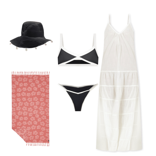 トップス Taylor set tops Product | LSPACE Taylor Bikini Top - Cream-Mediterranean-Pimento