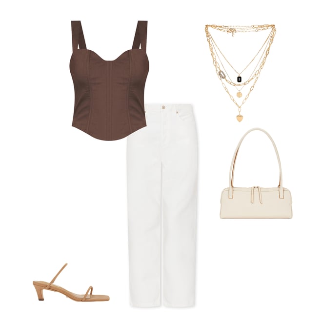 2nd bundle featuring 4 items which compliment 90's Mid Rise Loose Jeans