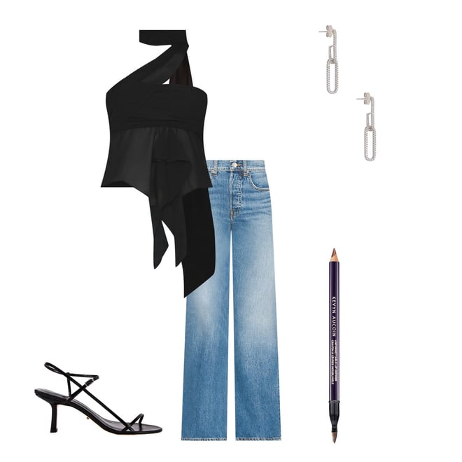 GRLFRND Brooklyn High Rise Straight Jeans in Chelsea Market