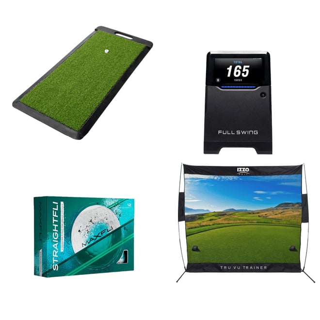 練習マットMAXFLI Dual Height Hitting Mat Maxfli Dual Height Golf Hitting Mat - Multi-Turf Practice