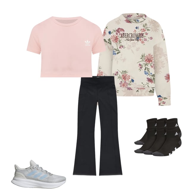 abercrombie kids floral crew | Dick's Sporting Goods