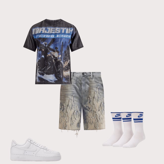 Majestik Fearless Motorcycle Tee
