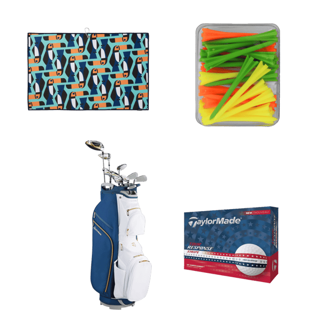 TaylorMade 2025 Tour Response USA Stripe Golf Balls | Golf Galaxy
