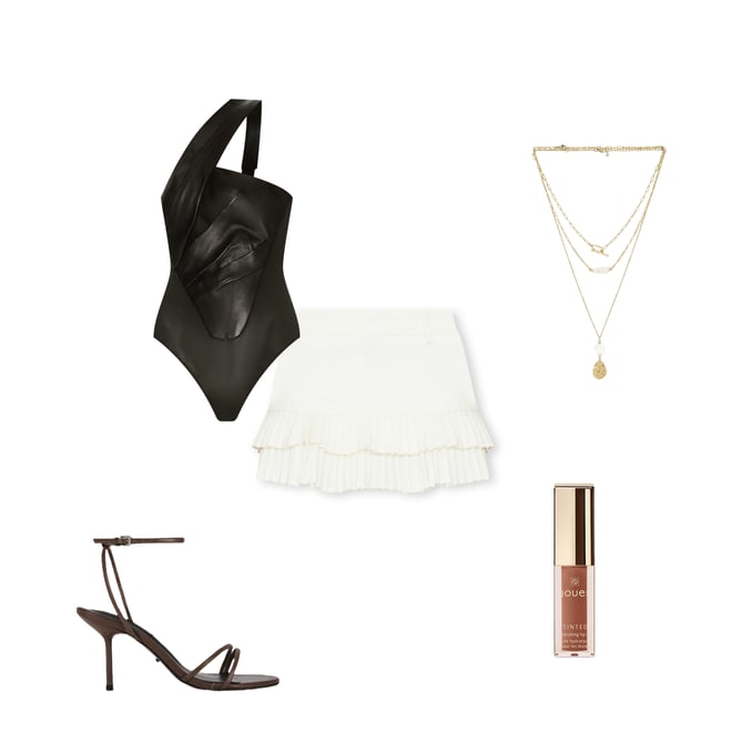 Double Ruffle Mini Skort
