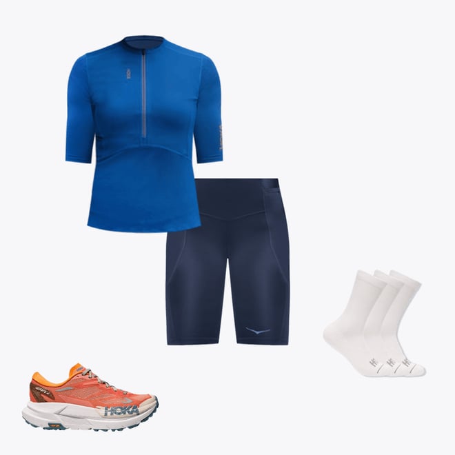 HOKA ONE ONE® SkyBreeze Short Sleeve Zip for Women | HOKA ONE ONE®