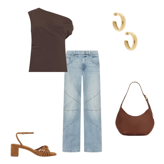 1st bundle featuring 4 items which compliment Drop Shoulder Top