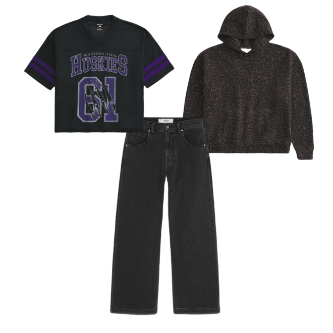 University of Washington Huskies Graphic Football Jersey
