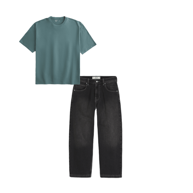 Baggy Cotton Crew T-Shirt