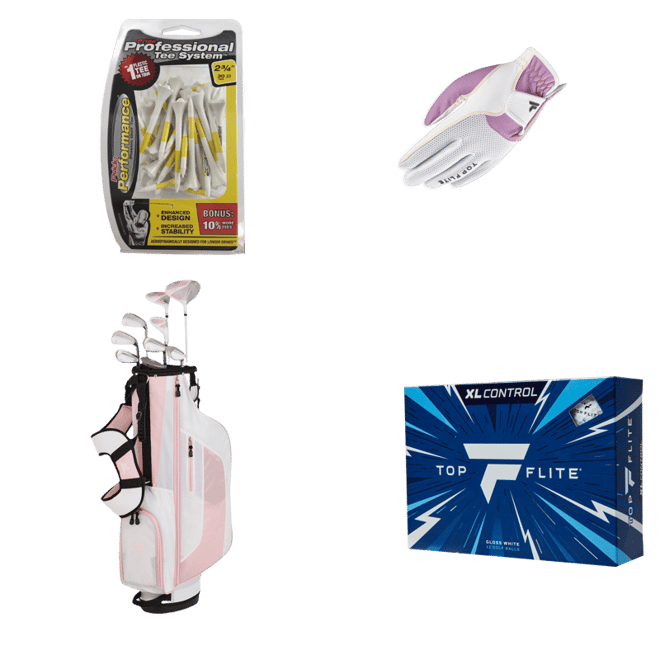 tee-flite レディース ゴルフクラブセット Top Flite Womens XL 13-Piece Complete Set | Golf Galaxy