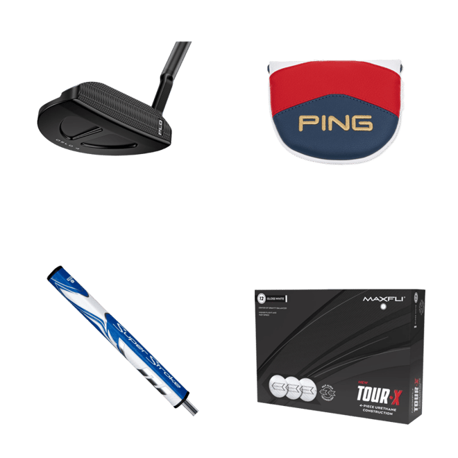 PING PLD Milled Oslo 4 Matte Black Putter | Golf Galaxy