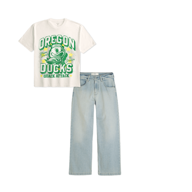Boxy University of Oregon Ducks Graphic Tee