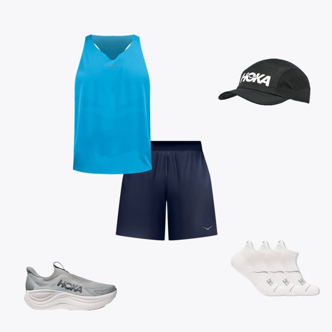 HOKA® MEN'S SINGLET HOKA ONE ONE® Race Day Singlet for Men | HOKA ONE ONE®