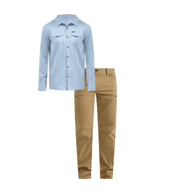 Men's Wrangler® Flex Waist Outdoor Cargo Pant in Elmwood